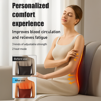 Shiatsu Tiefengewebsmassage, Rückenmassagegerät & Nackenmassagegerät mit Wärme – 3D Knetmassage für Muskelentspannung und schmerzlinderung, ideal für Nacken, Rücken & Beine