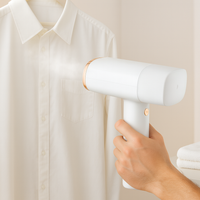 PureSteam™ Faltbarer 1000W Kleidungs-Dampfer – Schnellaufheizend, Faltbar & Stoffschonend