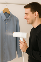 PureSteam™ Faltbarer 1000W Kleidungs-Dampfer – Schnellaufheizend, Faltbar & Stoffschonend