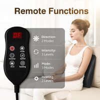 Shiatsu Tiefengewebsmassage, Rückenmassagegerät & Nackenmassagegerät mit Wärme – 3D Knetmassage für Muskelentspannung und schmerzlinderung, ideal für Nacken, Rücken & Beine